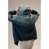 Unisex Jacket Hooded Cardigan Loose Jacket Men and Women Spring and Autumn Coat